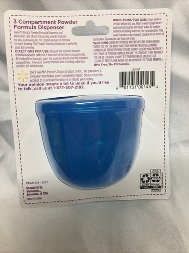 Babynahrung Spender Parent's Choice 3 Fächer Puder  - Bild 5 von 10