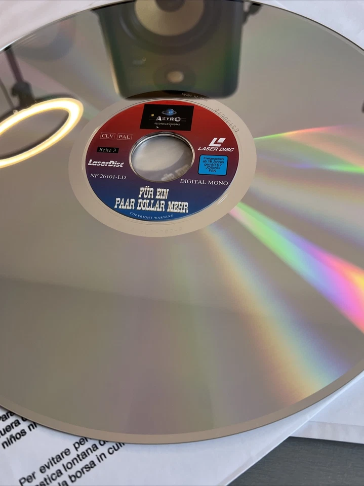 Laserdisc Für eine Handvoll Dollar/ Für ein paar Dollar mehr 2 Disc Pal deutsch - Bild 3 von 4