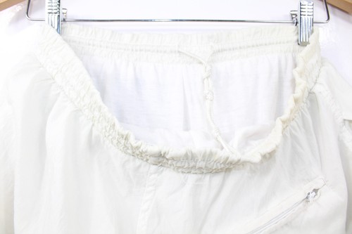 Reebok Men's White & Black Fleece Lined Shorts with Drawstring Size M Medium - Picture 11 of 11