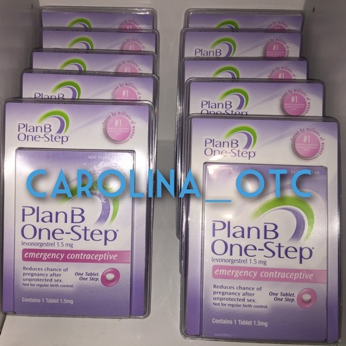 LOT OF 10 Plan B One-Step Emergency Contraceptive Morning After Pill Exp 2022