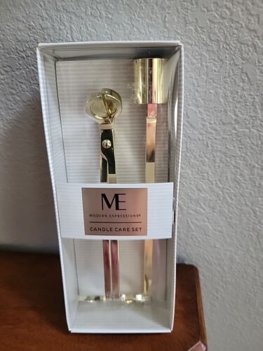 Candle Care Set Wick Trimmer & Snuffer 2pcs Modern Expressions New In Package