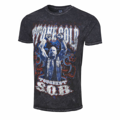 WWE STONE COLD STEVE AUSTIN T-SHIRT ''''HÄRTEST SCHLUCHZEN'''' MINERALWASCH ALLE GRÖSSEN NEU