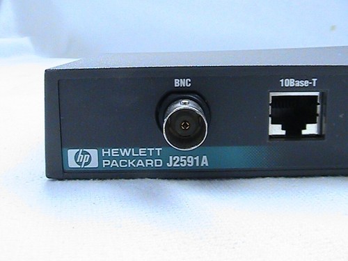 1 USED HP JETDIRECT EX PLUS J2591A 10 BASET EXTERNAL PARALLEL PRINT SERVER - Picture 4 of 5
