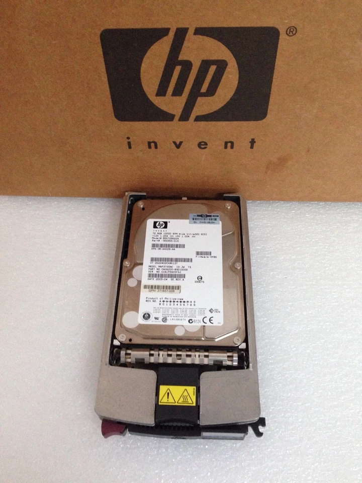 HP 286714-B22/289042-001 72GB 10K ultra 320 scsi drive with tray - Image 4 of 4