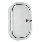 Rv Baggage Door Rounded Corners Camper Compartment Door White Fiberglass
