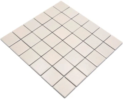 Azulejo De Cerámica Cuadrado Uni Beige Mate Pared Cocina WB14-1911 | 1 Alfombra - Imagen 1 de 4