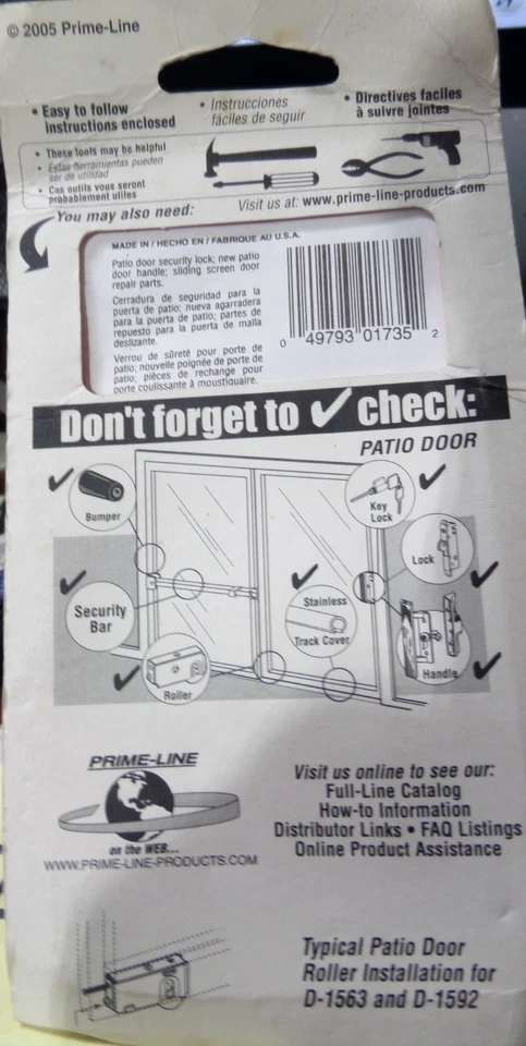 Conjunto de rodillos tándem para puerta corredera Prime-Line D 1735 PRIME-LINE D 1735 Foto 2 de 2
