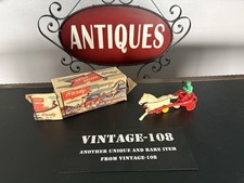 1950s Hardy Racing Sulky - Plastic Action Toy No. 20 - Original Box Made In USA