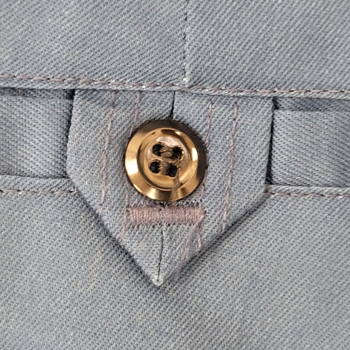 80s usa製 2tuck summer slacks gray talon Vintage 80s