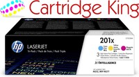Hp 201X Confezione Da 3 Cartucce Toner - Ciano, Magenta, Giallo