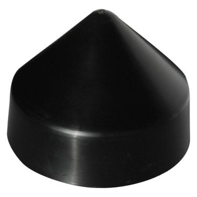 Dock Edge DE91802F 10'' D Black PVC Conical Piling Cap