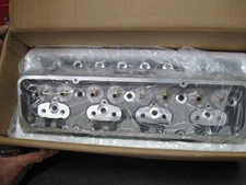 Racing Power Company RPC R4401 SB Chevy Bare Aluminum Cylinder Head Angle Plug