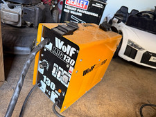 Wolf MIG 130 230V MIG Welder Semi-Automatic Feed for Steel, Overload Prot