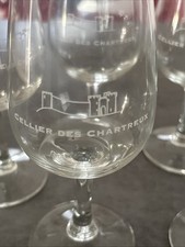 6 VERRES PUBLICITAIRES CELLIER DES CHARTREUX