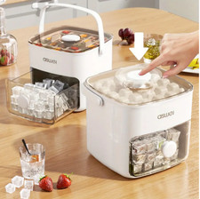 Easy-Press Portable 48 Ice Maker Machine Countertop Home Fast Ice Cube Maker