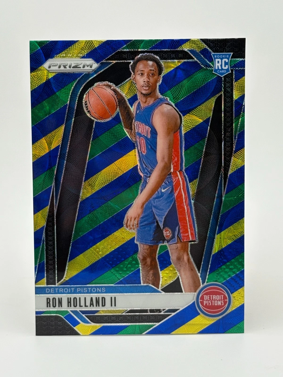 RON HOLLAND II 2024-25 Panini Prizm Rookie CHOICE BLUE YELLOW GREEN #269 RC