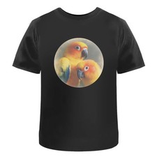 'Sun Conure Parrot Couple' Unisex T-Shirt -  100% Cotton (S-XXL) (TA062241)