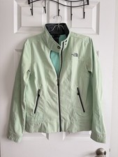 The North Face Women's Zip Up Jacket Turquoise, Size Medium