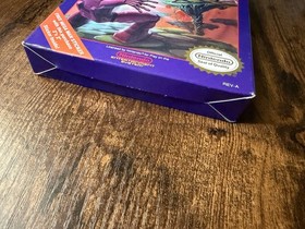 oval seal Street Fighter 2010 complete in box nintendo nes factory nr-MINT