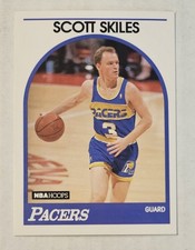 SCOTT SKILES RC 1989-90 NBA Hoops #249 Pacers Most Improved