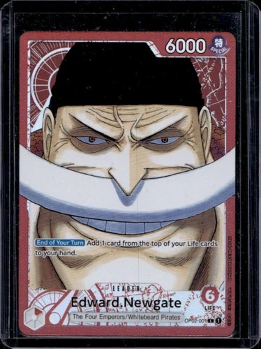 2022 One Piece Paramount War Edward.Newgate Leader #OP02-001