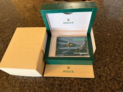 Authentic ROLEX Watch Box For Oyster Perpetual OP Booklets FULL SET
