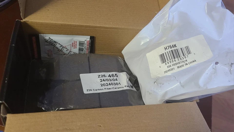 Juego de pastillas de freno de 2 ruedas Powerstop Z26-465 cupé delantero sedán para Honda Insight Foto 3 de 3