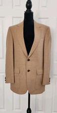 Vintage Hastings men  s tan camel hair blazer