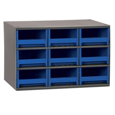Steel Garage Storage Cabinet, Small Parts Organizer Metal Cabinet for Hardwar...
