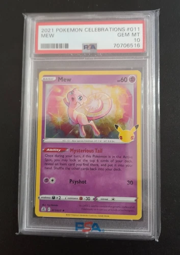 Pokemon 2021 Celebrations  Mew  011/025 PSA 10