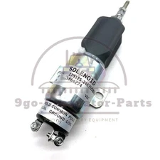 Fuel Stop Solenoid 600-815-9260 24V Shut Off for Komatsu PC138USLC