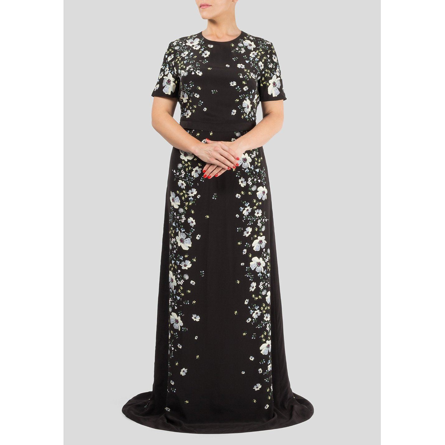 Maxi Vestido Erdem UK14 en Negro PVP £900