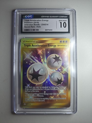 Triple Acceleration Energy graded CGC 10 for sale on eBay