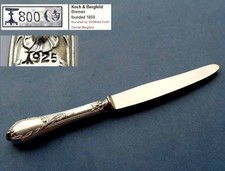 1. von 2. Rokoko Obstmesser, Koch & Bergfeld, 925er Silber F121