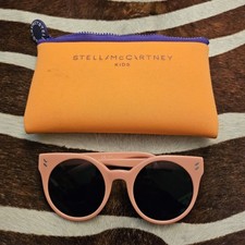 Stella McCartney SK0018S Cat Girls Pink Round Sunglasses Gray Gradient
