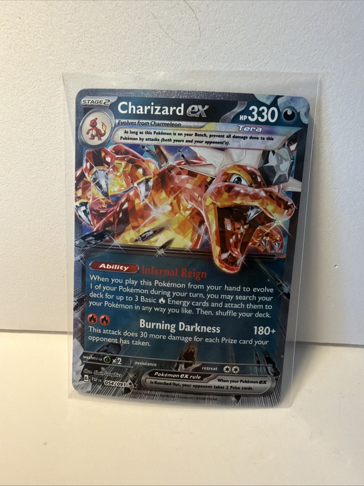 Charizard ex 125/197 Holo Double Rare Full Art Obsidian Flames Pokemon TCG NM