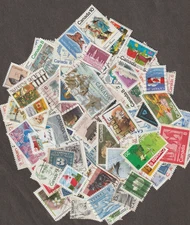 Canada Stamp Lot – 100+ Different Used Stamps (All Eras, Unique Mix)