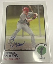 2022 Topps Heritage Minor League Edition - Autographs Jordan Viars #ROA-JVR Auto