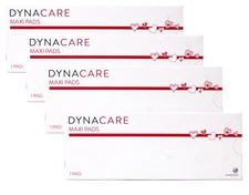 DynaCare Maxi Pads Ultra Thin w/o Wings #8 (1359) 1 Count (Dynarex) - 4 Pack