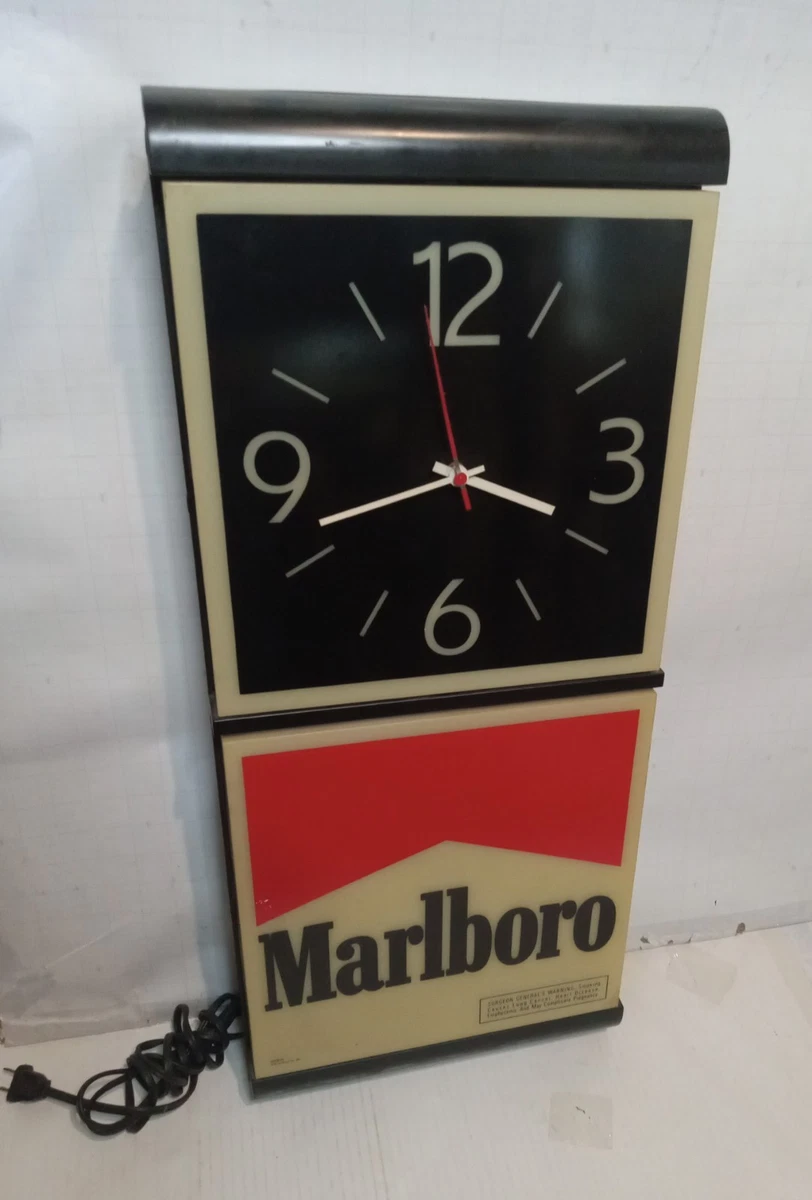 Marlboro Clock In Collectible Tobacco Signs for sale | eBay