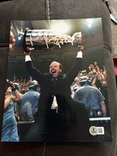 Mike Keenan New York Rangers Autographed 94 Stanley Cup 8x10 Photo Beckett Coa