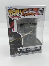 Funko Pop Power Rangers Black Dino Thunder Ranger #1712 Vinyl Figure