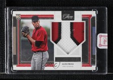 2022 Panini Three and Two Rookie Jerseys Holo Silver 5/10 Luis Frias #RJ-LF lz7