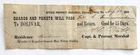 1864 Civil War Military Pass - Harper's Ferry, Virginia
