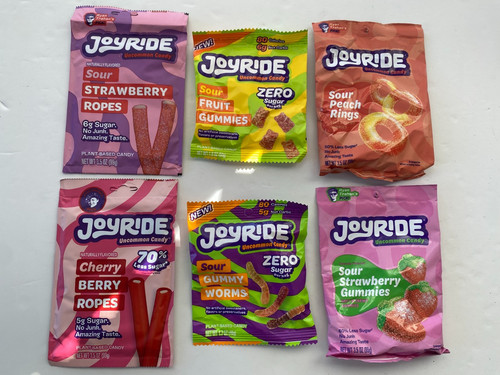 6 Pack JoyRide Uncommon Candy Variety Bundle-Ryan Trahan Gummies and Ropes