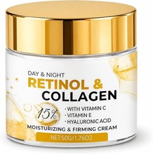 Retinol Collagen Face Lift Moisturiser Cream Anti Ageing Firming Wrinkle Remover