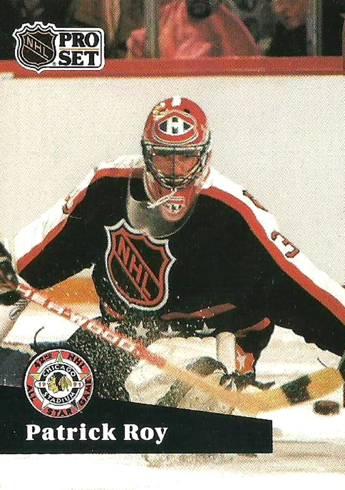 1991-92 Pro Set FRENCH #304 Patrick Roy Montreal Canadiens HOF