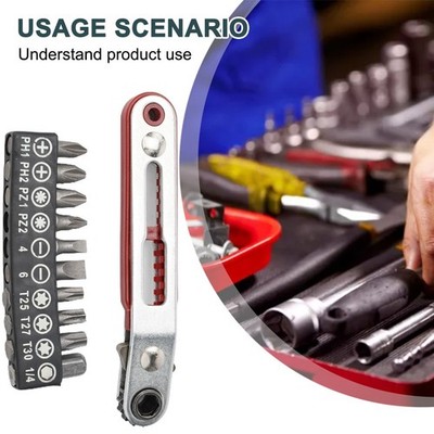 Schraubendreher Bit Startseite 90 Grad Offset Chrom Vanadium Stahl Mit Bitsatz