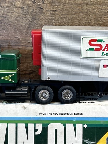 Rimorchio semirimorchio radiocomandato vintage 1976 Galoob Speed Wave Movin' On - con confezione - Foto 3 di 17