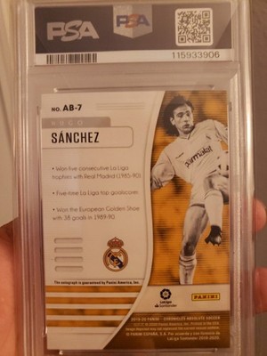 Hugo Sanchez 2019-20 Chronicles La Liga Real Madrid Mexico PSA 10